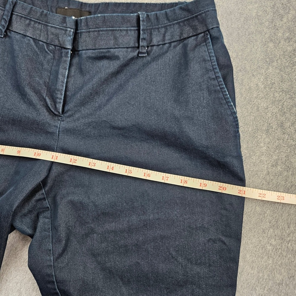 ATTENTION Trousers Womens 10 Blue Flare Leg Stretch Cotton Blend Casual Work - Picture 12 of 16